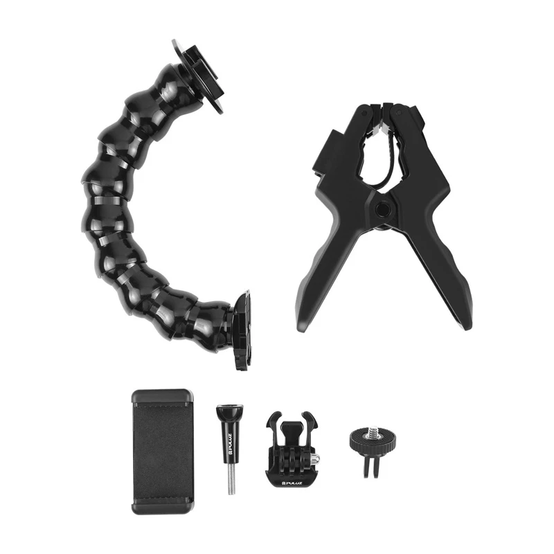 PULUZ PU740B Adjustable Mount for Sport Cameras with Clamp