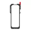 PULUZ PU759B Aluminium Alloy Protective Cage for Insta360 X5 with 1/4 inch-20 Threads and Cold Shoe Mount
