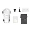 PULUZ PU760T Waterproof Case (60 m) with Quick-Release Mount for Insta360 X5 (Transparent)