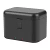 Puluz PU765B Charging Case for Insta360 X5 – 3-Slot Battery Charger and Storage Box (Black)