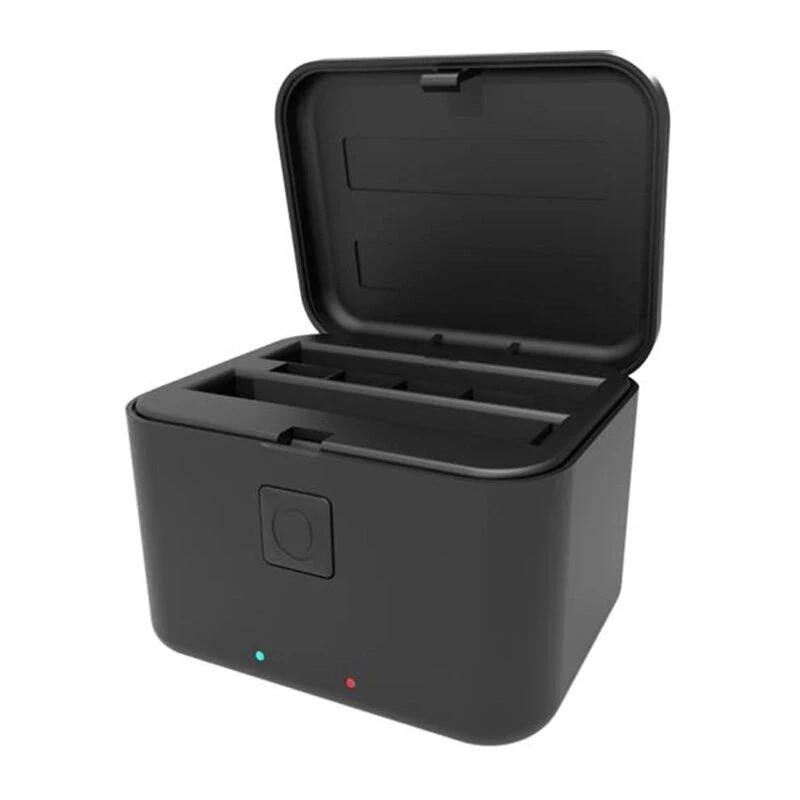 Puluz PU765B Charging Case for Insta360 X5 – 3-Slot Battery Charger and Storage Box (Black)