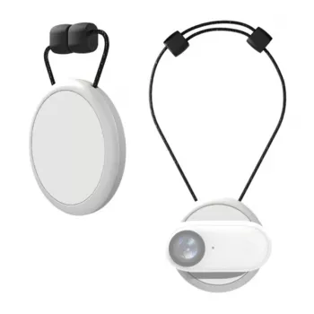 Puluz PU889W Magnetic Mount for Insta360 GO 3 / GO 3S (White) - Secure Action Camera Mount