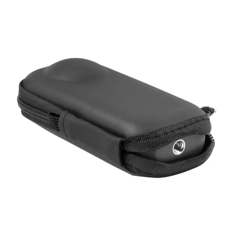 PULUZ PU984B Protective Hard Case for Insta360 X4 and X5 – Shockproof EVA Shell with Custom Foam Insert, Soft Flannel Lining, Mesh Accessory Pocket, and Carry Handle (Black)