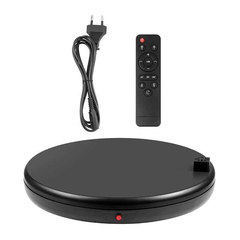 PULUZ Rotating Display Stand with Power Socket 45 cm (Black)