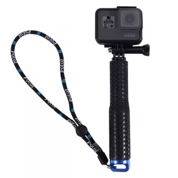 PULUZ Selfie Stick for Sports Cameras (DJI, GoPro, Insta360) - Black