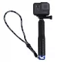 PULUZ Selfie Stick for Sports Cameras (DJI, GoPro, Insta360) - Black