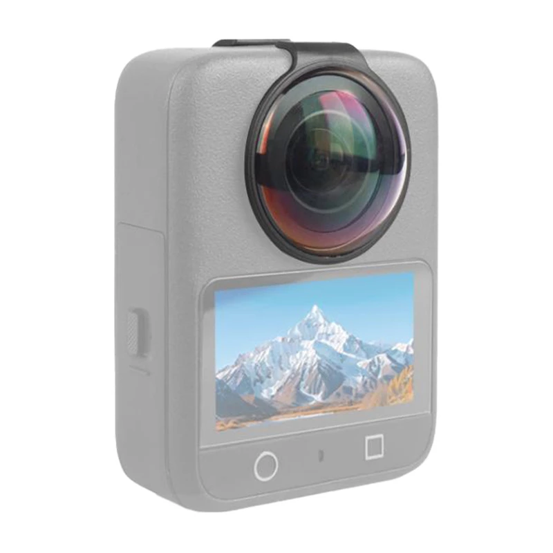 PULUZ Tempered Lens Protective Glass for DJI Osmo 360 (Black)