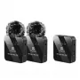 PULUZ Wireless Lavalier Microphone 2 TX + 1 RX