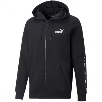 PUMA ESS+ Tape Full-Zip Hoodie FL Puma Black