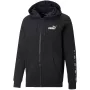 PUMA ESS+ Tape Full-Zip Hoodie FL Puma Black