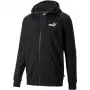 PUMA ESS+ Tape Full-Zip Hoodie TR Black 848768 01 Men's Fleece Jacket with Taped Sleeves