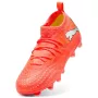 Puma Future 9 Match FG/AG Kids Football Boots Black White Dark Poison Size 37