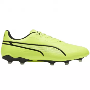 PUMA King Match FG/AG Football Boots - Puma Black/Puma White/Ultra Blue - UK 9.5 (EU 44)