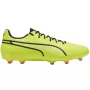 PUMA King Pro FG/AG Men's Football Boots - Puma Black/Puma White/Fast Yellow - UK 8 / EU 42