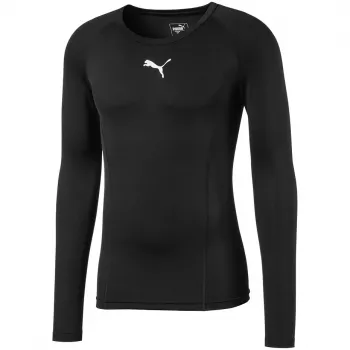PUMA Liga Baselayer Tee LS Men's Long Sleeve Training Shirt Black Size M