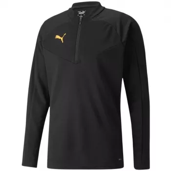 PUMA Men's individualFINAL 1/4 Zip Training Top Black L