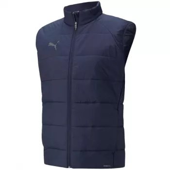PUMA Men's Team Liga Vest Jacket Navy Blue Size S