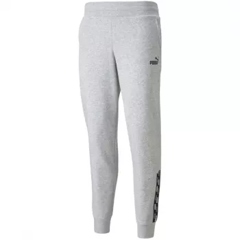 PUMA Power Pants FL Men's Fleece Sweatpants Medium Gray Heather Size L