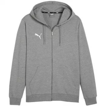 PUMA Team Goal Casuals Hooded Sweatshirt Medium Grey Heather
