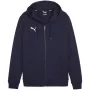 PUMA Team Goal Casuals Hooded Sweatshirt Navy Blue