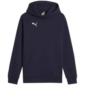 PUMA Team Goal Casuals Hoody Sweatshirt Navy Blue 140 cm