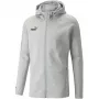PUMA teamFINAL Casuals Men's Hooded Jacket Medium Gray Heather
