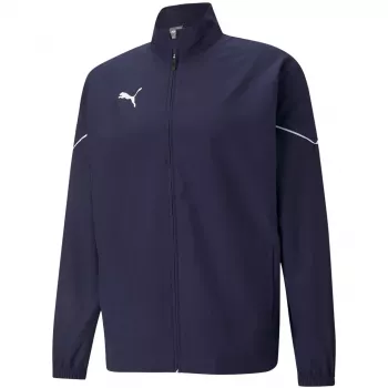 PUMA teamRISE Sideline Men's Full-Zip Jacket - Peacoat/Puma White - Size M