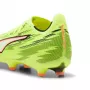 Puma Ultra 6 Match FG/AG Football Boots Black White Orange Men's Size 43