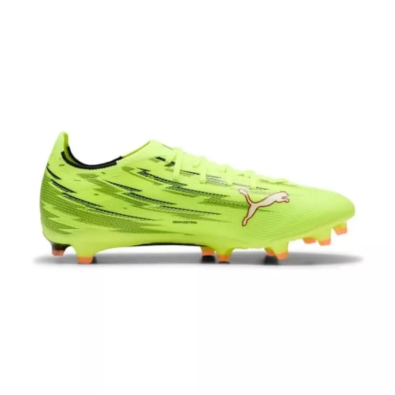 Puma Ultra 6 Match FG/AG Football Boots - Puma Black / Puma White / Fire Orchid - Size 44.5