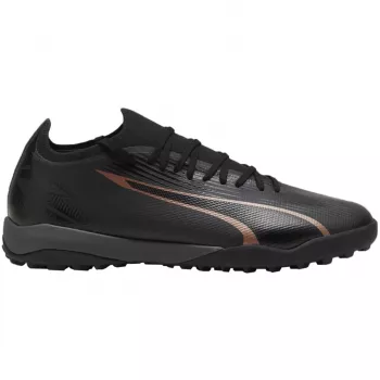 PUMA Ultra Match TT Football Boots Black White Size 42.5