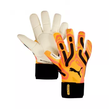 PUMA Ultra Ultimate Hybrid Sun Goalkeeper Gloves Orange Size 10.5