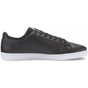 PUMA UP Men's Low-Top Sneakers - Black Synthetic Leather, SoftFoam+ Sockliner, Non-Marking Rubber Outsole