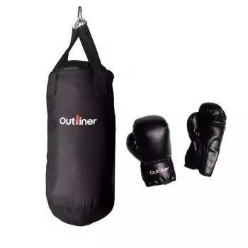 Punching Bag Set SG-1080-10kg 10 kg Black with Gloves and Chains