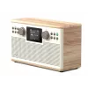 PURE ACOUSTICS Pure Classic H6 Digital Radio, DAB+/FM/Internet Radio, Bluetooth, Cotton White/Oak (EU/UK)