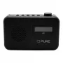 Pure Elan One2 DAB+ FM Portable Radio with Dual Alarm, Black