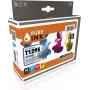 PURE INK Remanufactured 4-Pack Ink Cartridges for Epson T1295 (Black, Cyan, Magenta, Yellow) with Chip EPST1295MP4