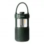 Pure Woodland Glow Waterproof Outdoor Speaker with LED Lamp, Green