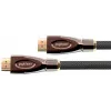 PYTHON GC-M0022 20m Active High-Speed HDMI Cable with Ethernet, 4K2K/UHD, Redmere Chipset, Gold-Plated Contacts, OFC, Nylon Braided, Black