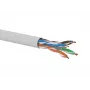 Q-LANTEC U/UTP Cat.6A Network Cable, LSOH, Dca, 4x2x23 AWG, 10 Gb/s, Grey, 500 m