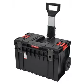 Qbrick System ONE Toolbox Cart - Black/Red, 50L, IP65, 100kg Capacity