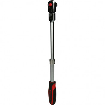 KS Tools SlimPOWER 914.1220 telescopic reversible ratchet, 1/2 inch, 72 teeth, 294–432 mm