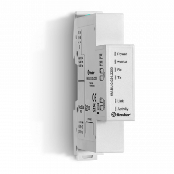 Finder 6M.BU.0.024.2200 Modbus TCP/IP to RS485 RTU Gateway, 24 V AC/DC
