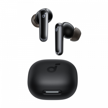 soundcore P40i by Anker, black true wireless earbuds, adaptive ANC, Bluetooth 5.3