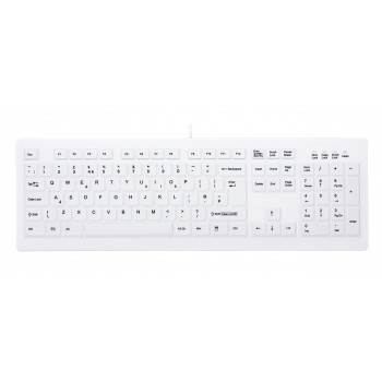 CHERRY Active Key AK-C8100F-UVS-W/UK USB keyboard, IP68, white, UK