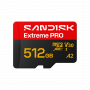 SanDisk Extreme PRO microSDXC 512 GB UHS-I A2 V30, up to 250/170 MB/s, SDSQXCJ-512G-GS6MA