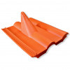 KOSCOM 4549 Frankfurter Roof Mast Flashing, Red Plastic, Mast up to Ø60 mm