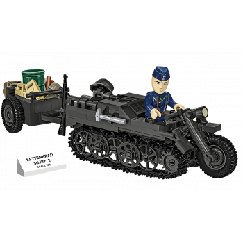 COBI 2681 Kettenkrad with Trailer Building Set, 239 Pieces, 1:28