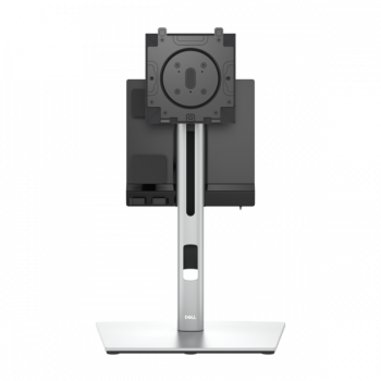 Dell MFS22 Micro All-in-One Monitor and Desktop Stand, 19–27 inch, Silver
