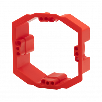 f-tronic 7390152 UI10PA Plaster Compensation Ring, Adjustable 10–25 mm, Red
