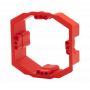 f-tronic 7390152 UI10PA Plaster Compensation Ring, Adjustable 10–25 mm, Red